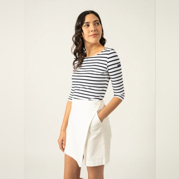 Saint James Garde-Cote III Anti-UV Nautical Striped Sport Top